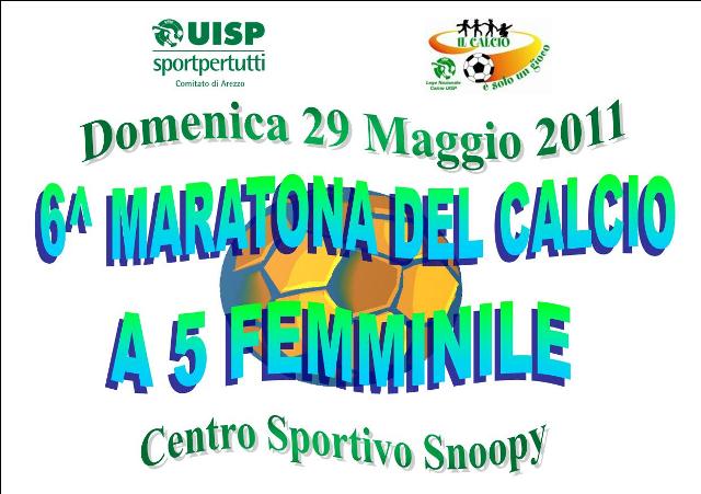 6^ maratona calcio a 5 femminile